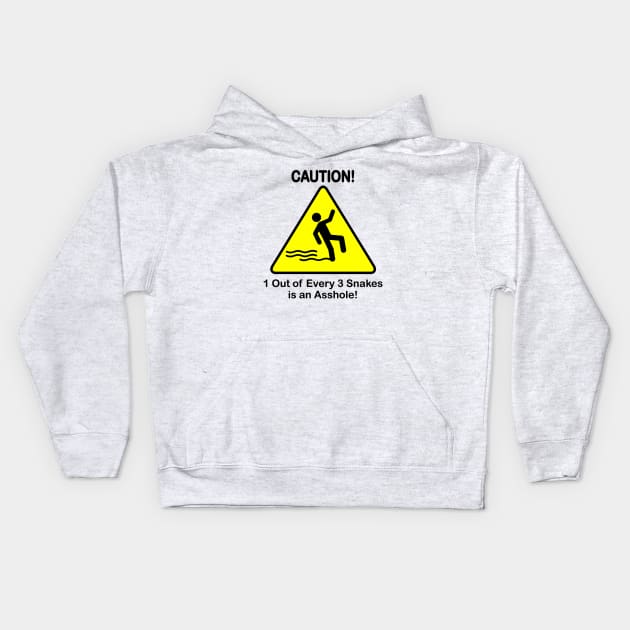 Caution! Kids Hoodie by RGDesignIT